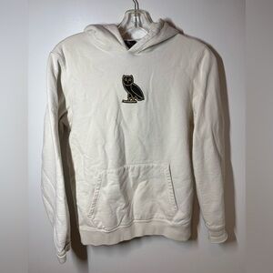 OVO Cream Embroidered Hoodie
